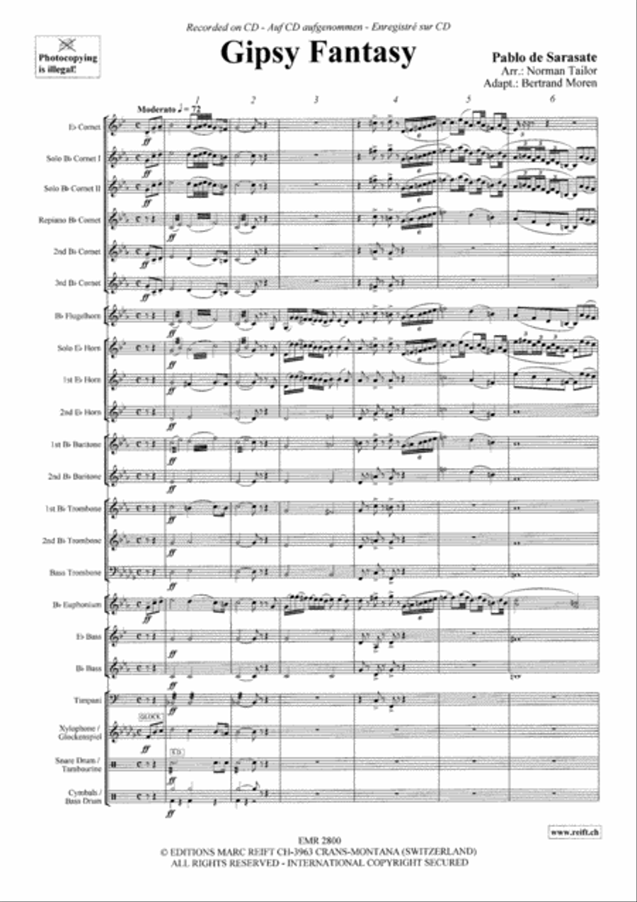 Gipsy Fantasy Gipsy Fantasy Brass Band scores gallery preview page 4