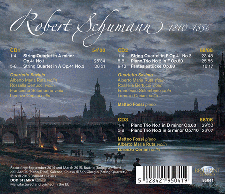 Schumann: Complete Piano Trios & String Quartets