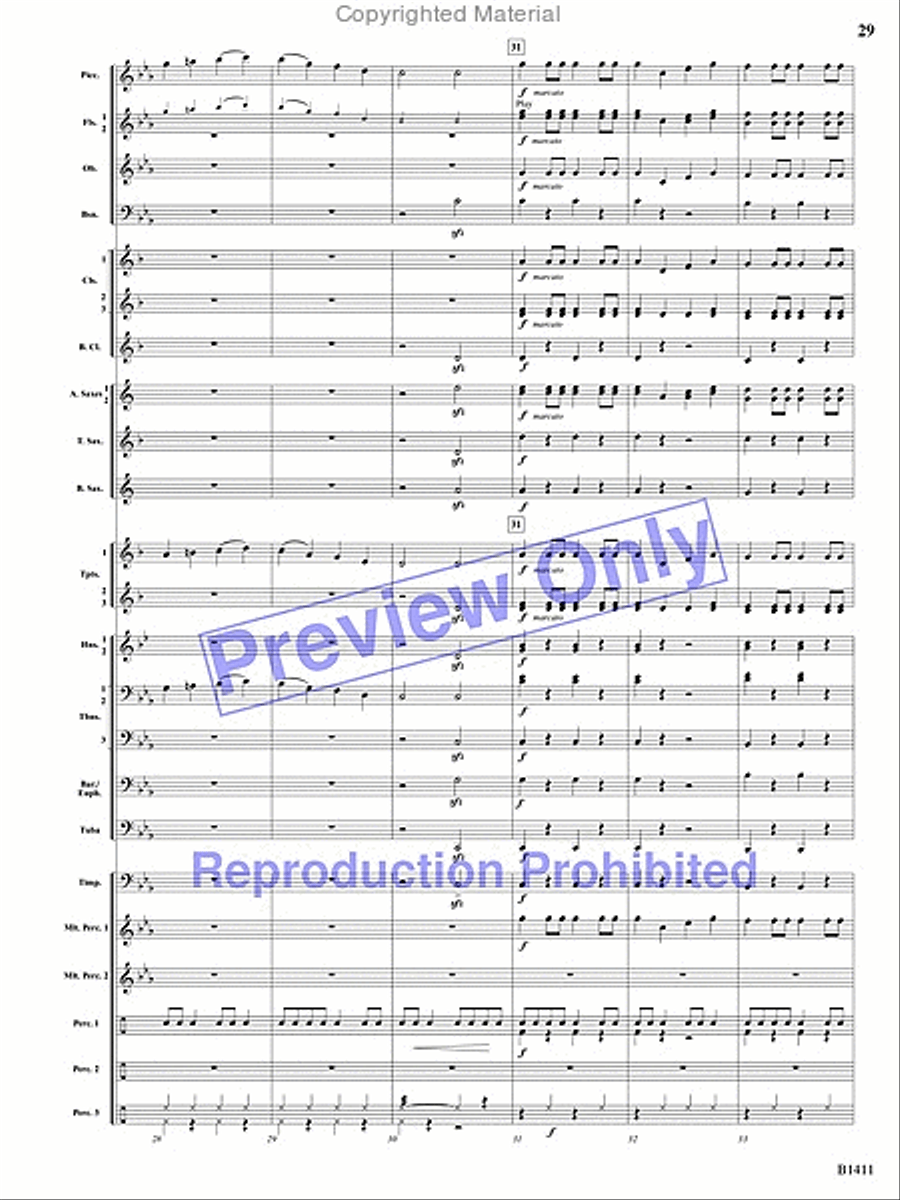 Pirates! Pirates! Concert Band scores gallery preview page 69