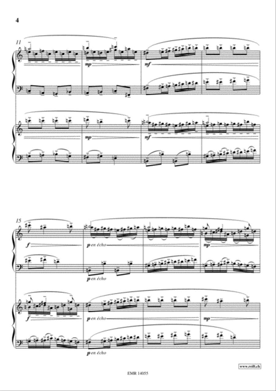 Fantasia Del Terzo Tono Fantasia Del Terzo Tono Piano Duet scores gallery preview page 4