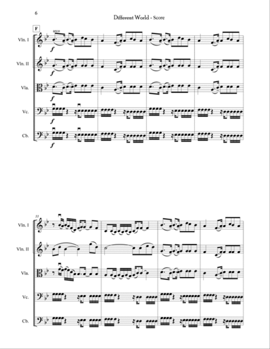 Different World String Orchestra scores gallery preview page 6