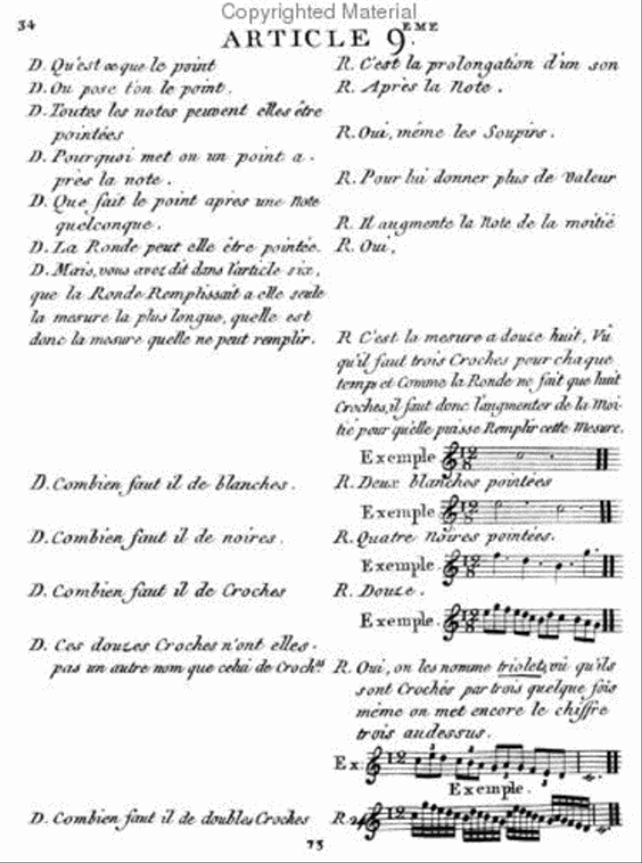Methods & Treatises Clarinet - France 1600-1800 Clarinet scores gallery preview page 2