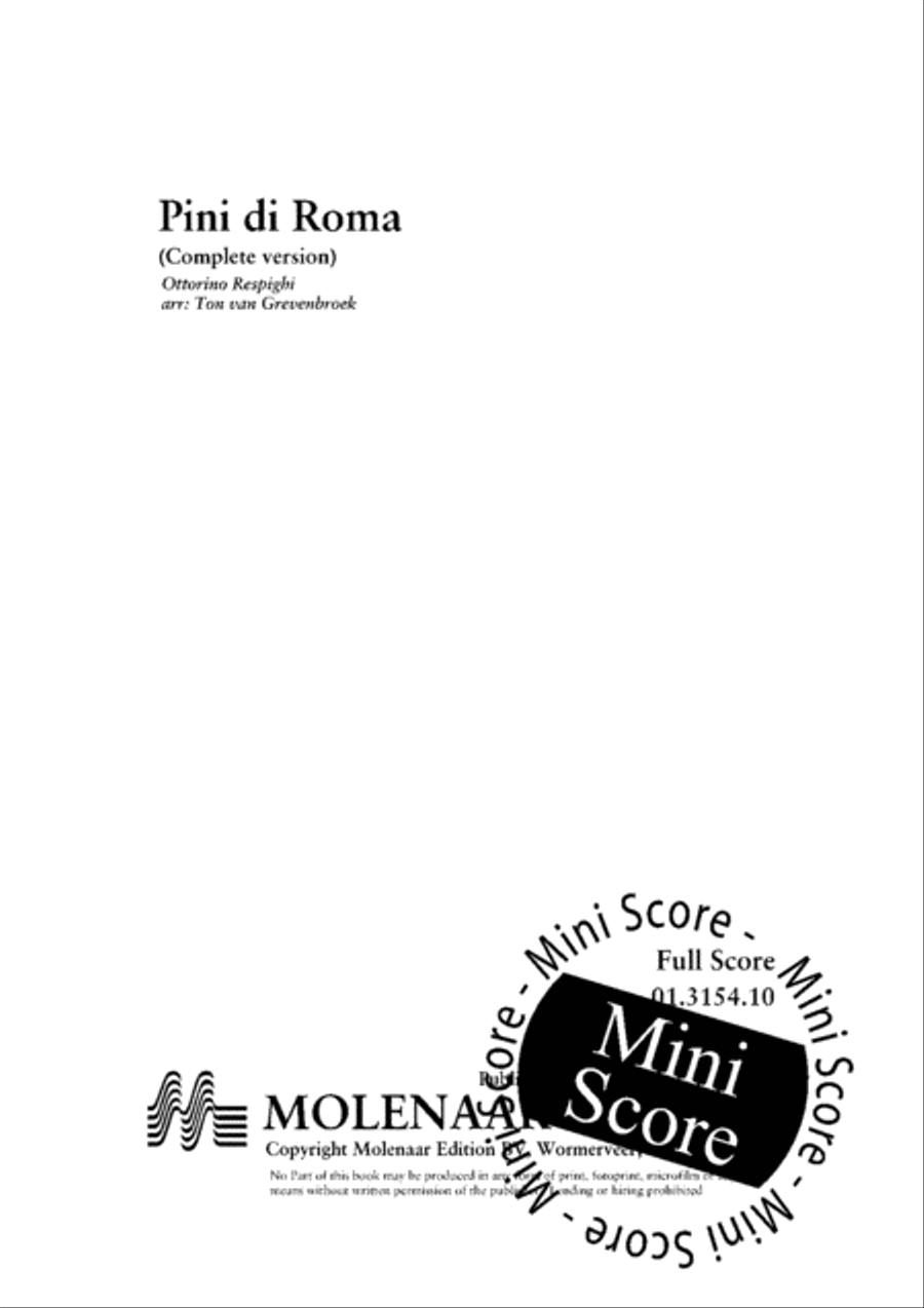 Pini di Roma Concert Band scores gallery preview page 3