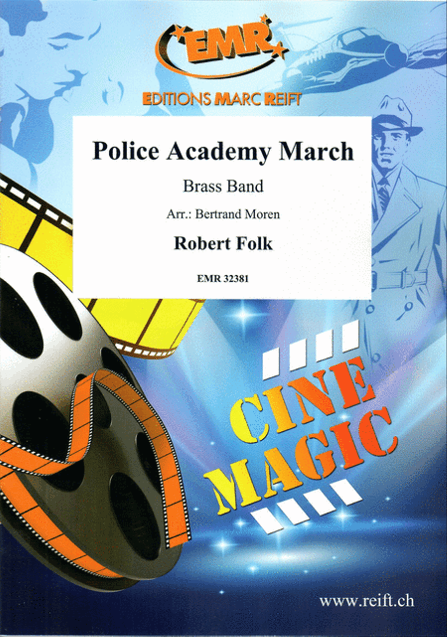 Police Academy March Brass Band scores gallery preview page 1