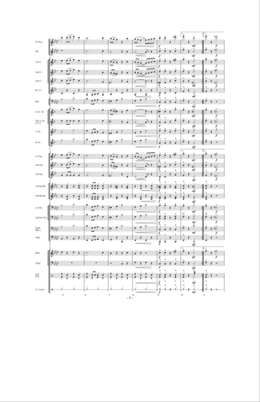 Burma Patrol Concert Band scores gallery preview page 4