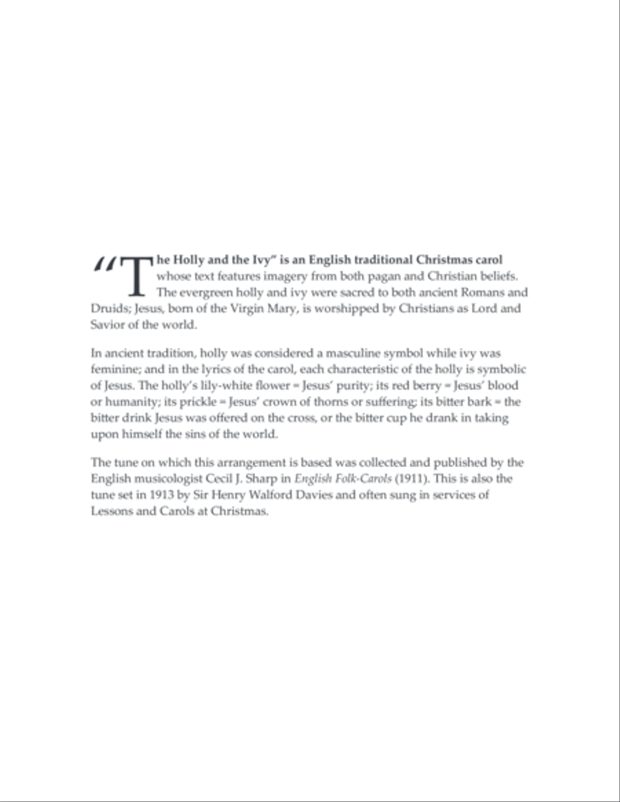 The Holly and the Ivy - brass quintet Brass Quintet scores gallery preview page 2