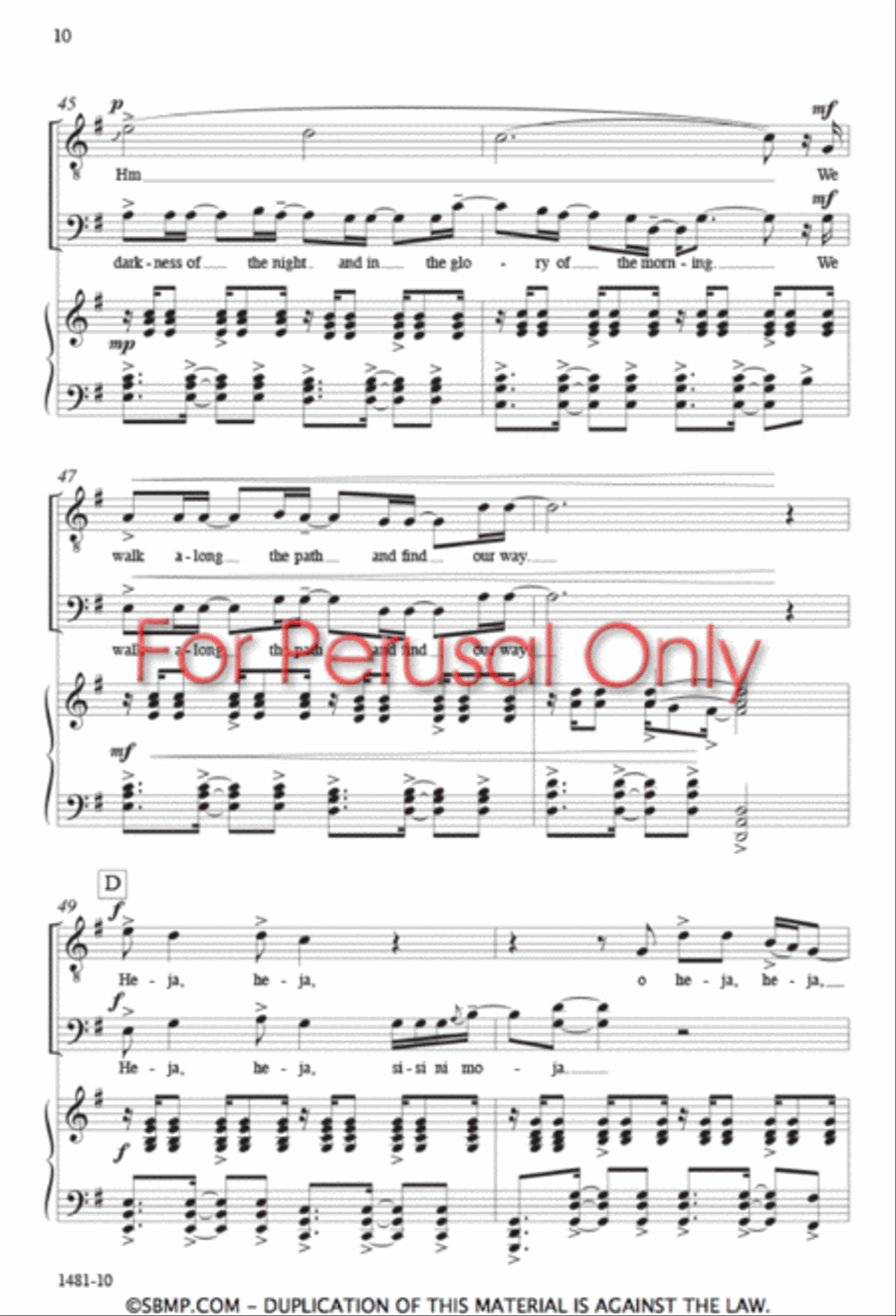 Sisi ni moja - TTB/TBB Octavo TTB scores gallery preview page 8