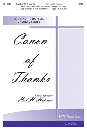 A Canon of Thanks