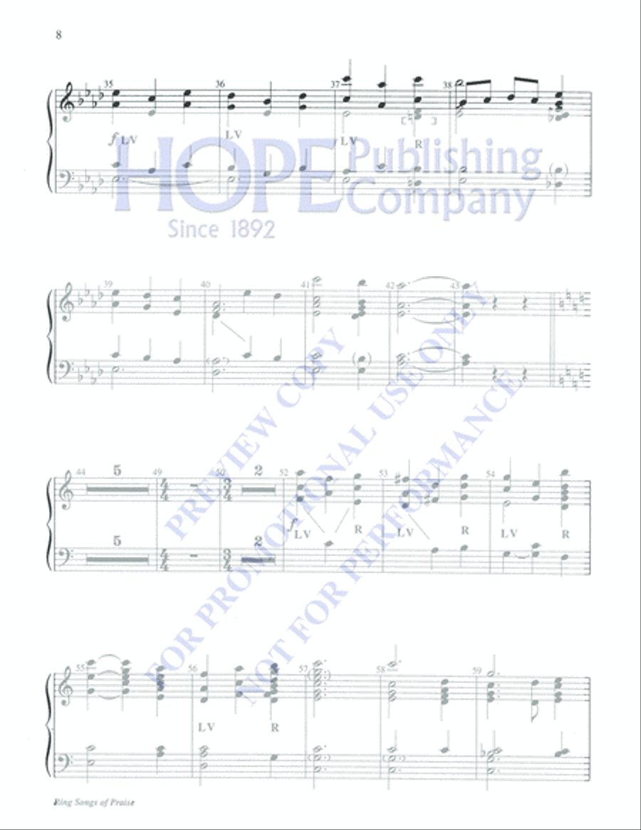 Ring Songs of Praise Ring Songs of Praise 3-Octaves scores gallery preview page 8