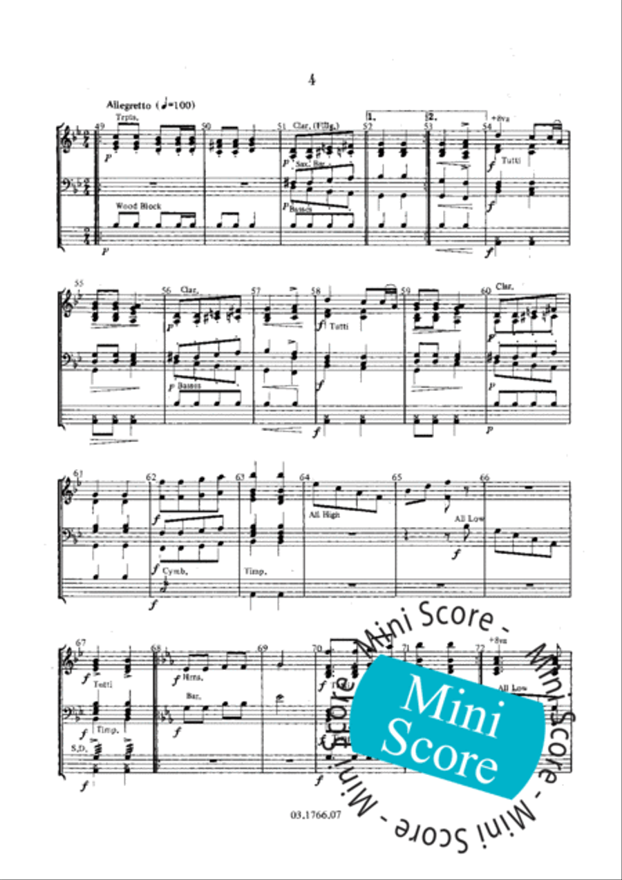 Tales from Finland Concert Band scores gallery preview page 8