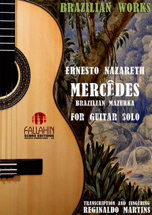 Book cover for MERCÊDES - ERNESTO NAZARETH - FOR GUITAR SOLO