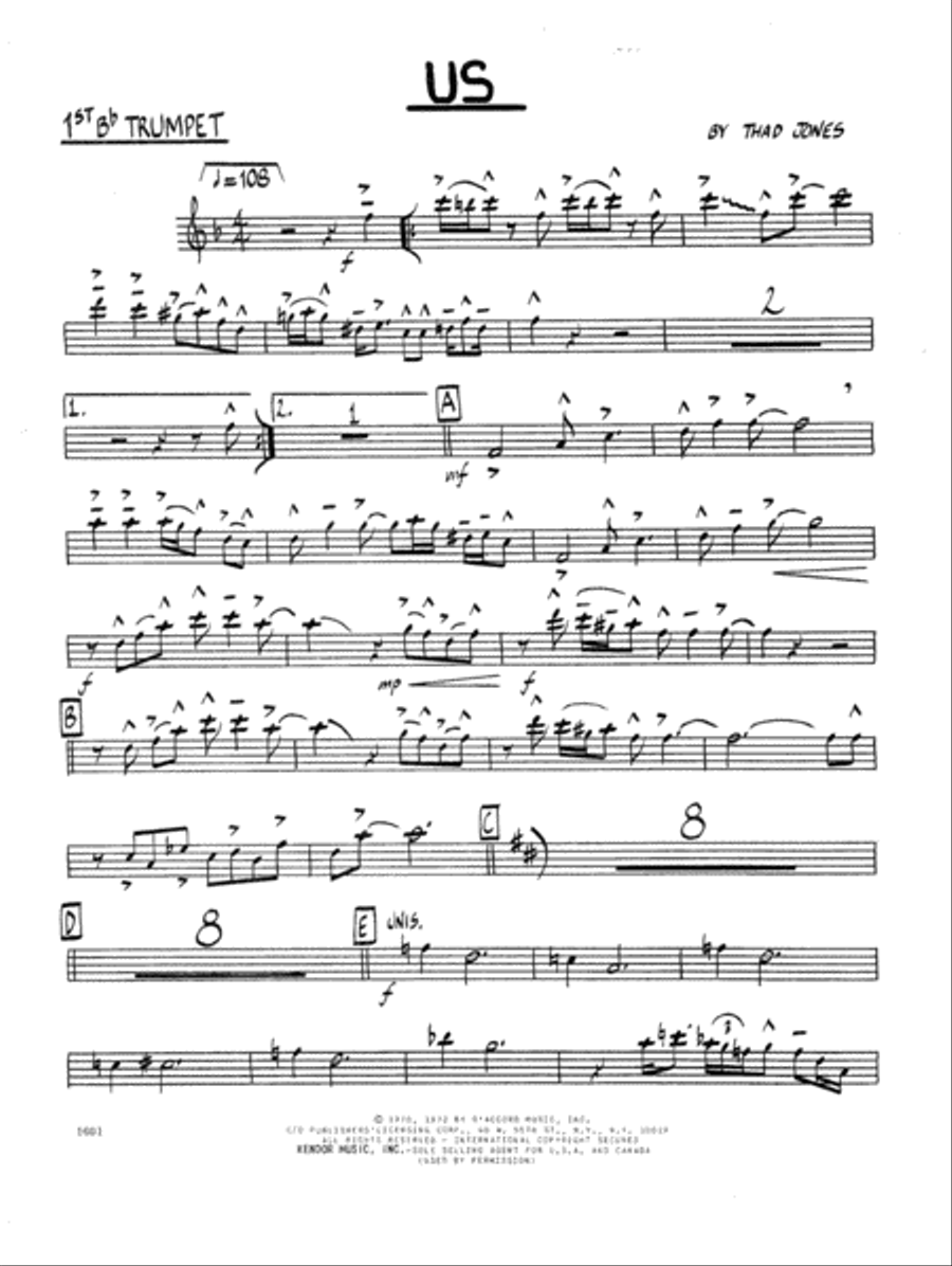 Us 1st Bb Trumpet