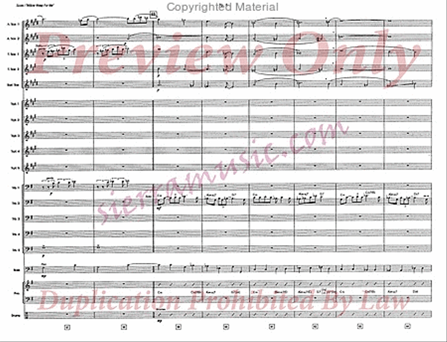 Willow Weep For Me Jazz Ensemble scores gallery preview page 9
