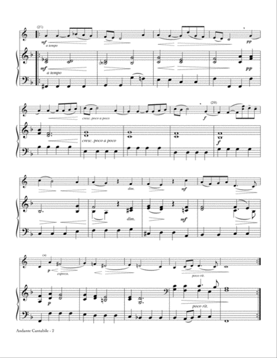 Andante Cantabile School and Community scores gallery preview page 2