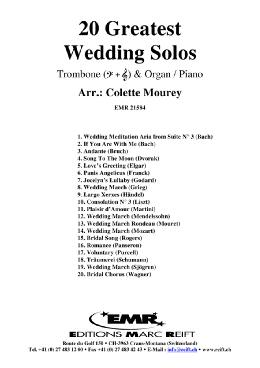 20 Greatest Wedding Solos image number null