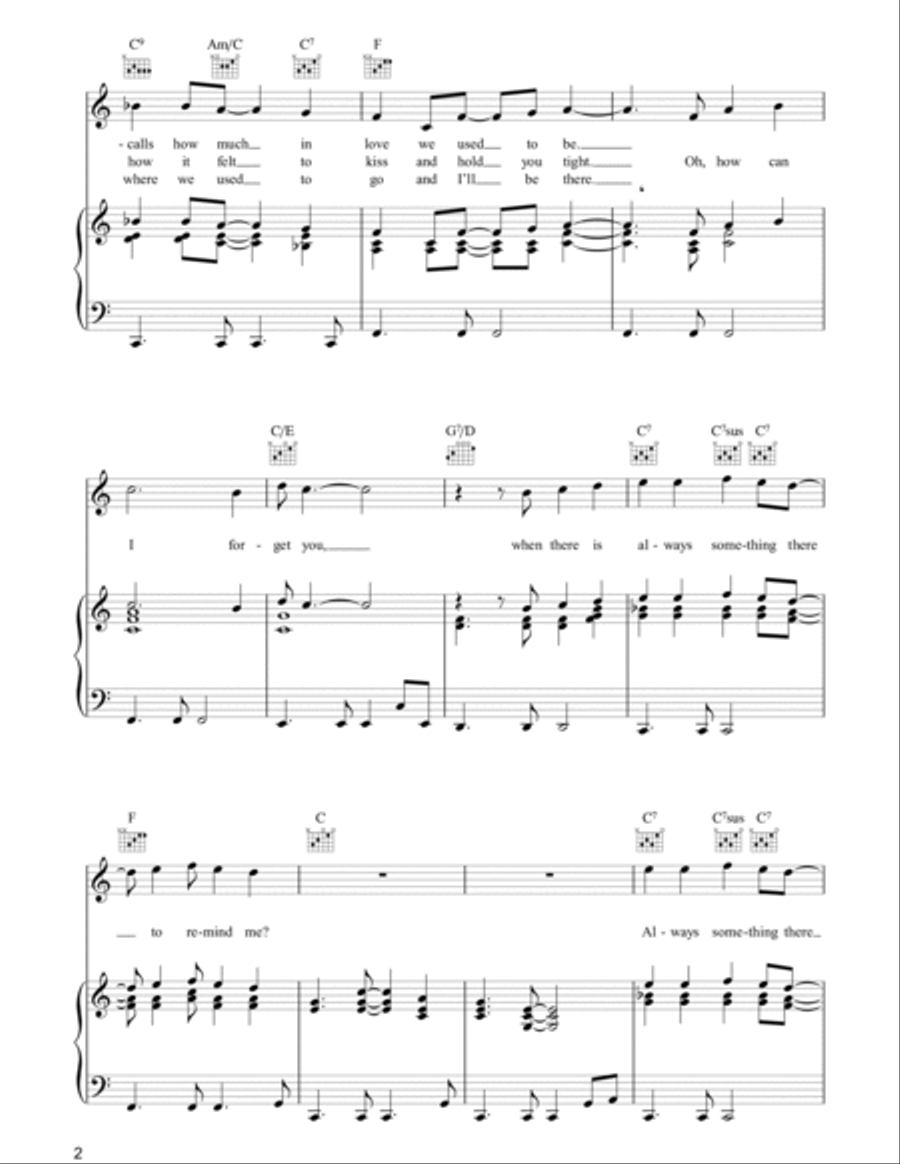 (There's) Always Something There To Remind Me by Dionne Warwick - Piano - Lyrics To Always Something There To Remind Me