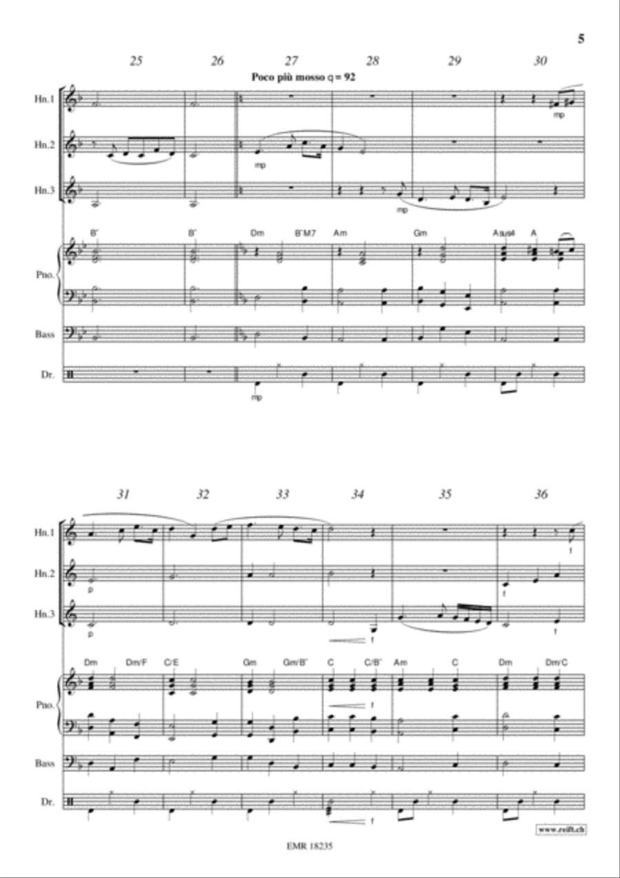 The Last Rose Of Summer Horn scores gallery preview page 5