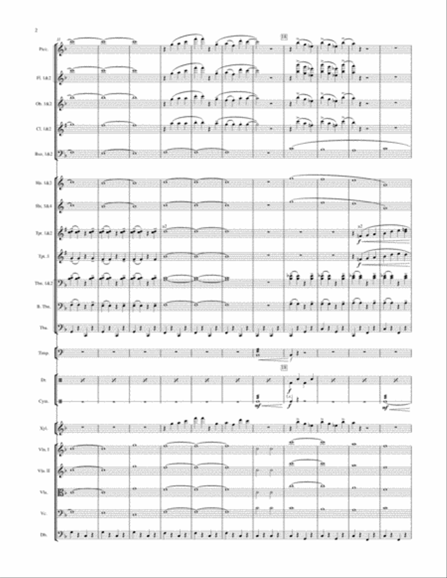 A Broadway Style Birthday for Orchestra Full Orchestra scores gallery preview page 3