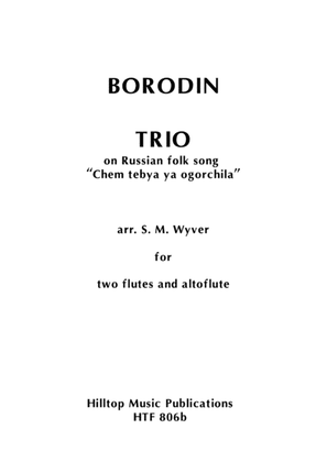 Book cover for Trio on a Russian Folk Song arr. two flutes and alto flute