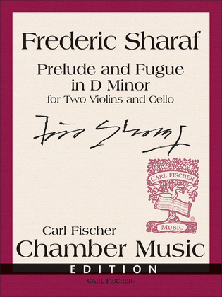 Book cover for Prelude and Fugue in D Minor