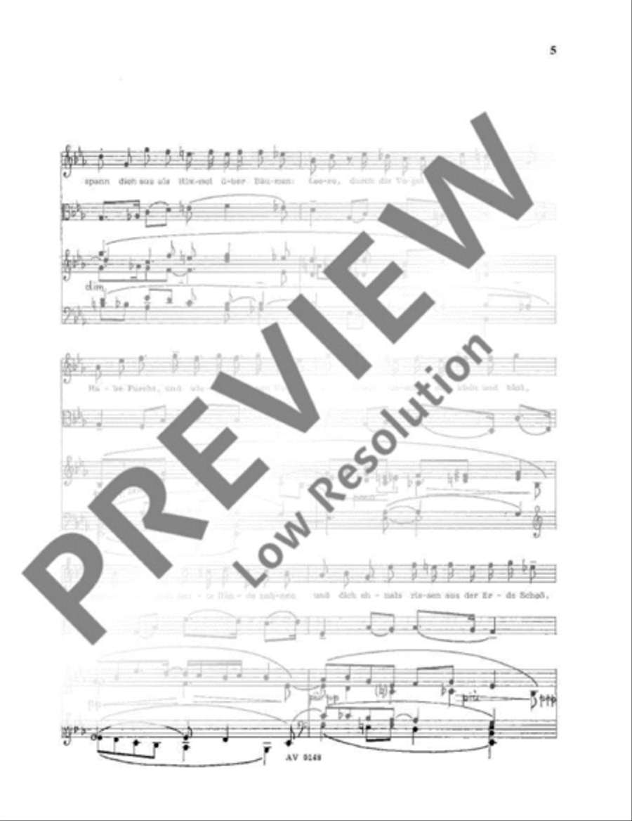 Sechs Lieder Sechs Lieder High Voice scores gallery preview page 8
