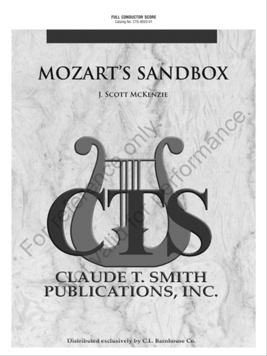 Mozart's Sandbox Concert Band scores gallery preview page 2