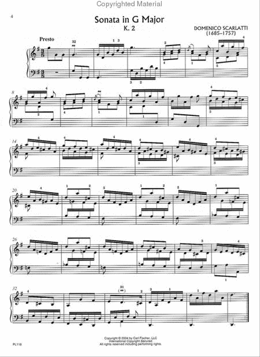 25 Selected Sonatas Piano Solo scores gallery preview page 2