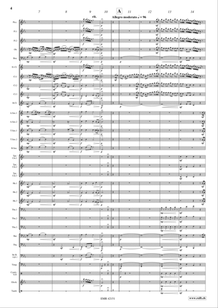 Toccata Toccata Concert Band scores gallery preview page 4