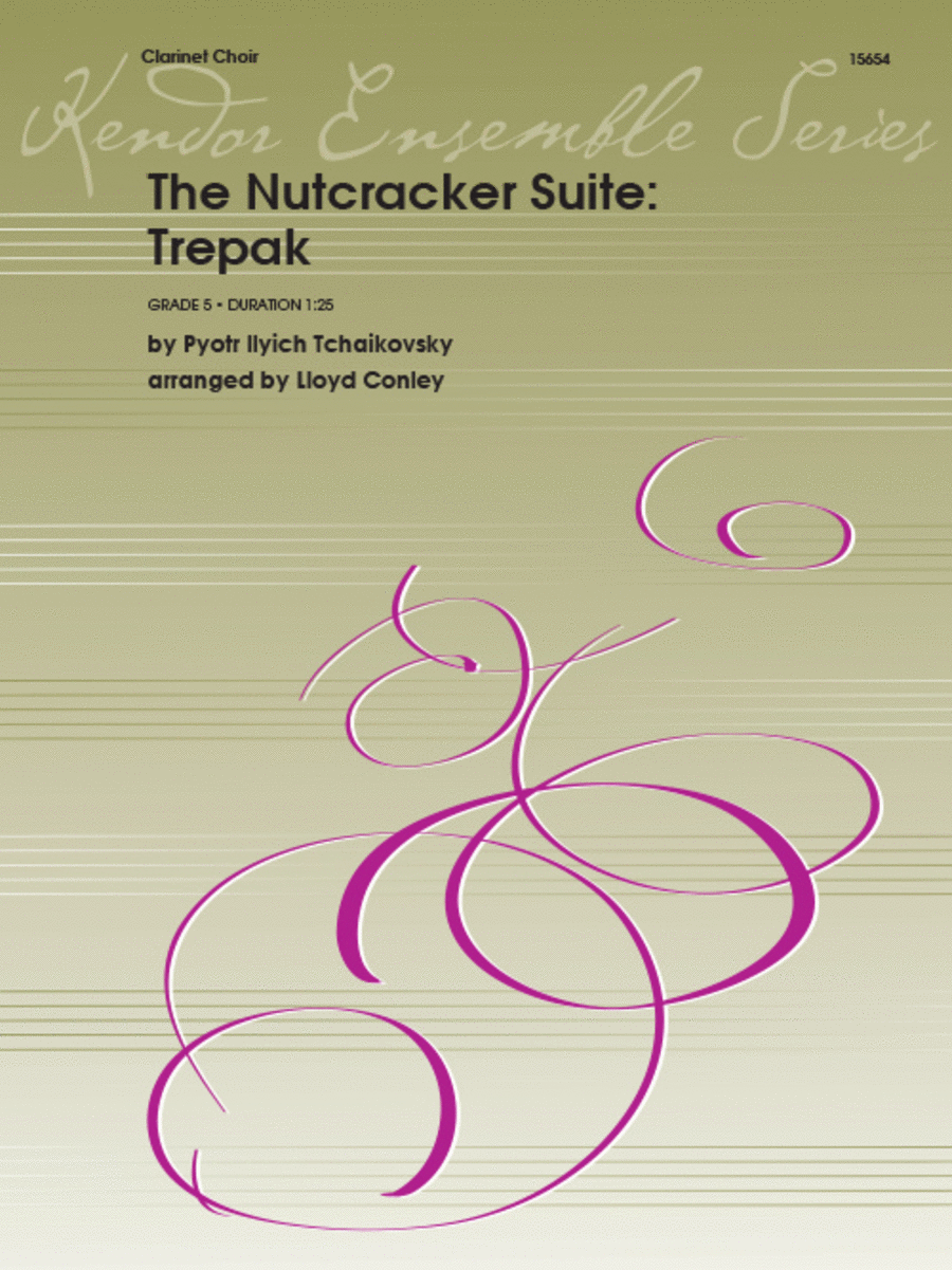 Nutcracker Suite, The: Trepak B-Flat Clarinet scores gallery preview page 1