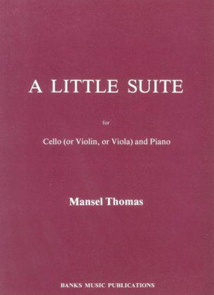 Book cover for A Little Suite For Cello