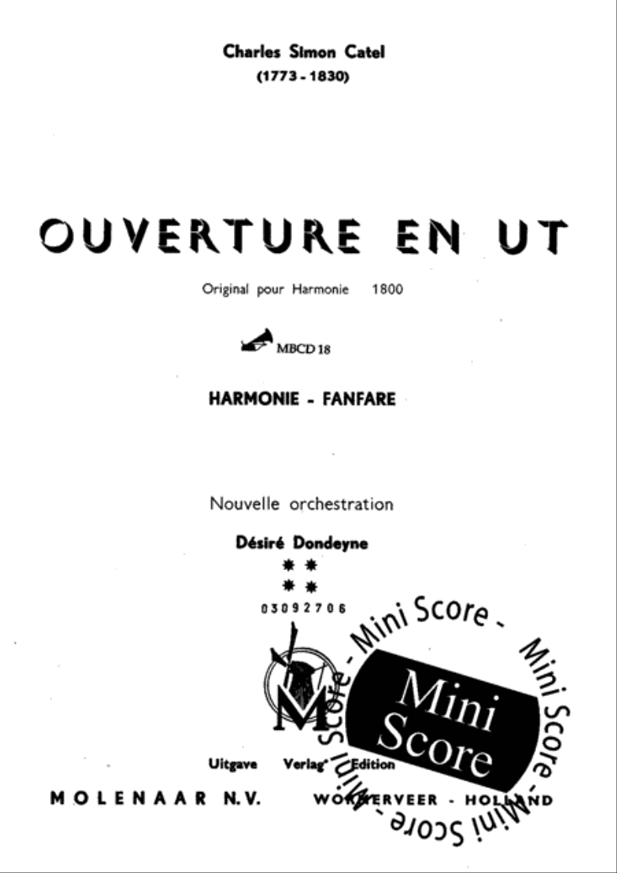 Overture en Ut Concert Band scores gallery preview page 3