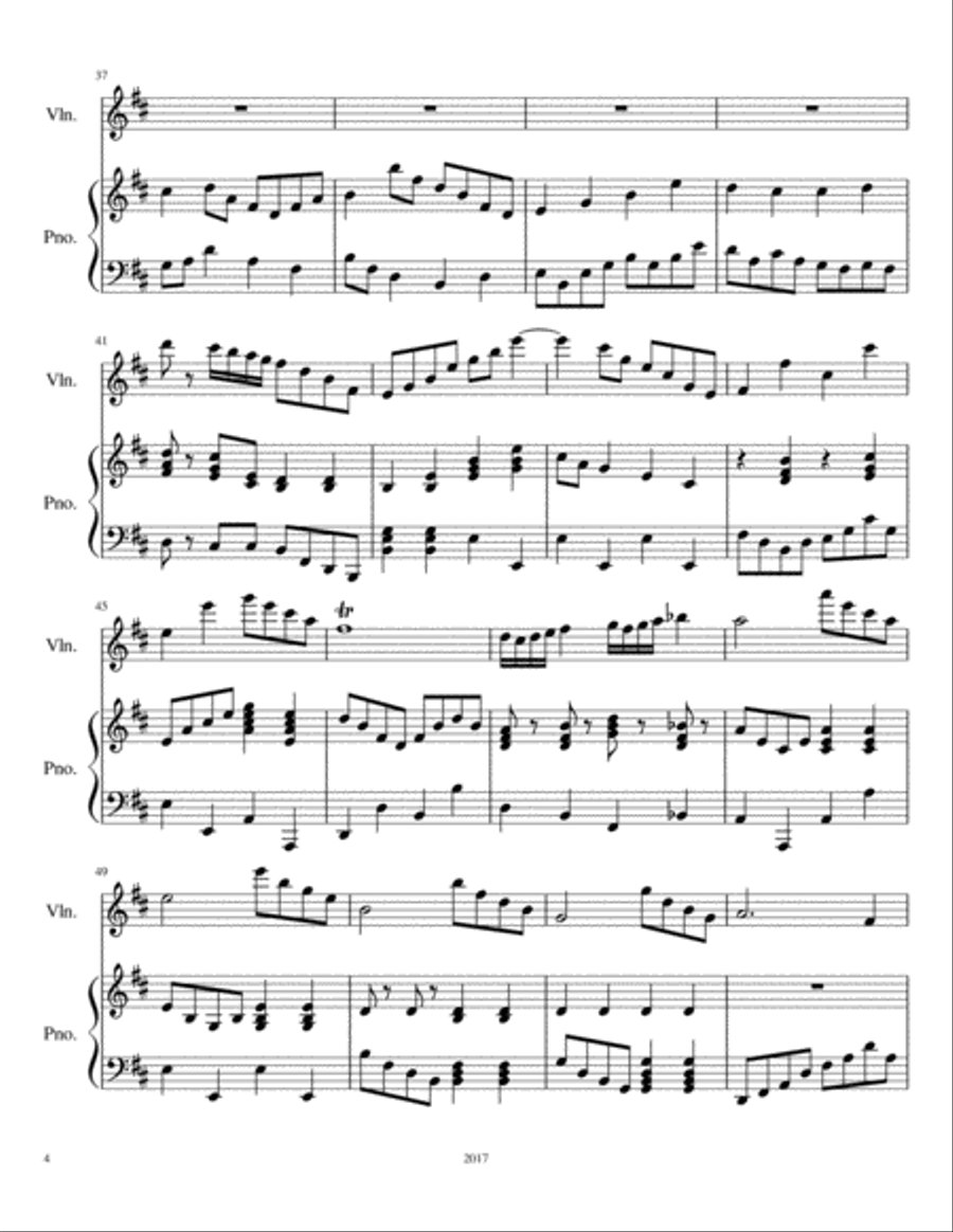 Violin Solo No. 7 Violin Solo scores gallery preview page 4