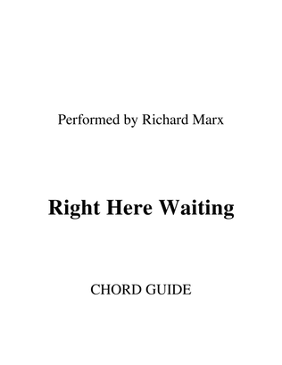 Book cover for Right Here Waiting