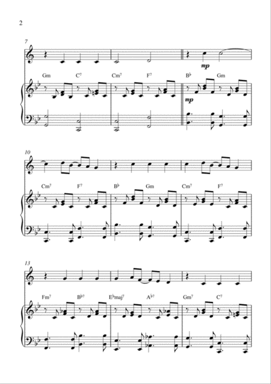 Love Is The Sweetest Thing Tenor Saxophone scores gallery preview page 2