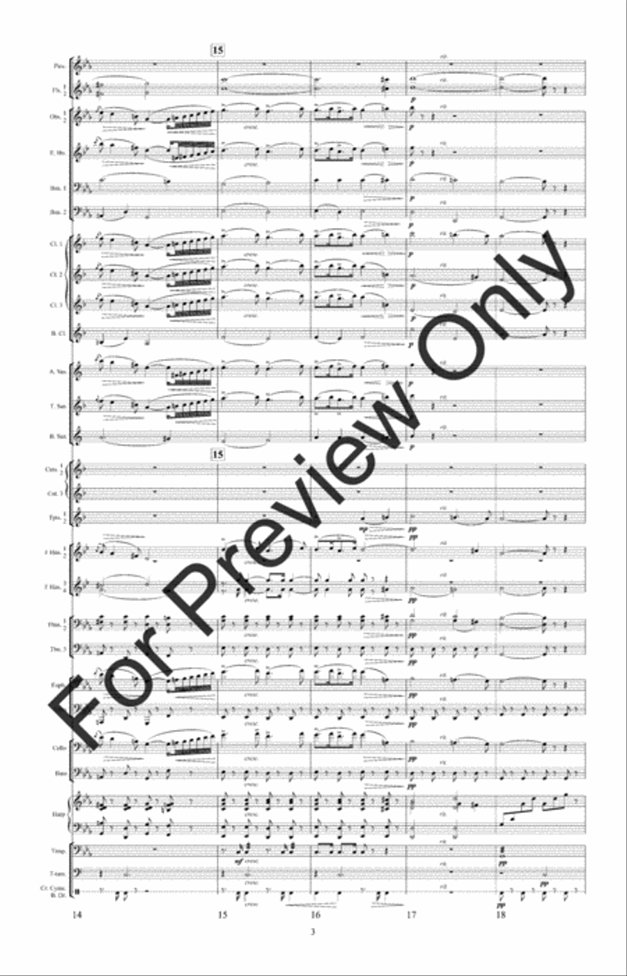 In Memoriam In Memoriam Concert Band scores gallery preview page 6