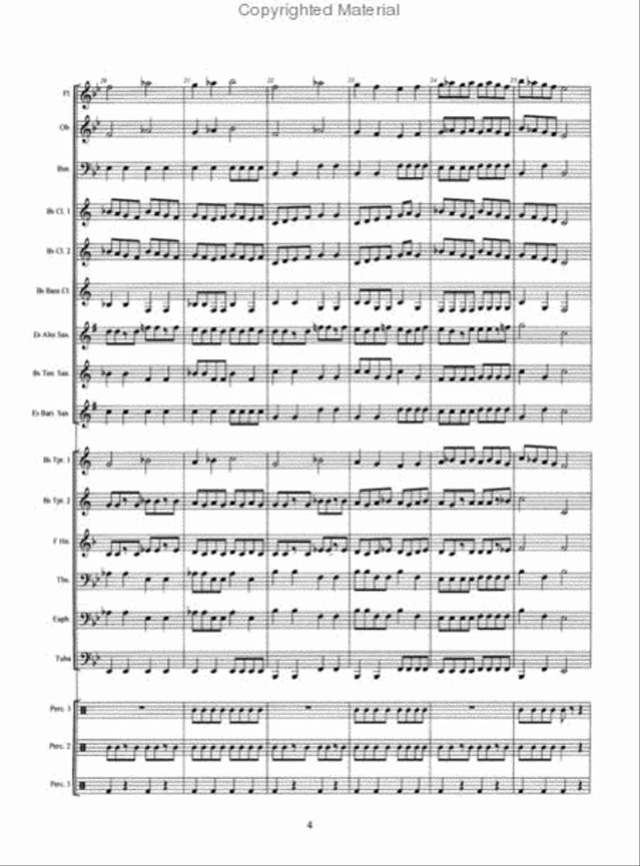 Riders to Stonehenge Riders to Stonehenge Concert Band scores gallery preview page 3