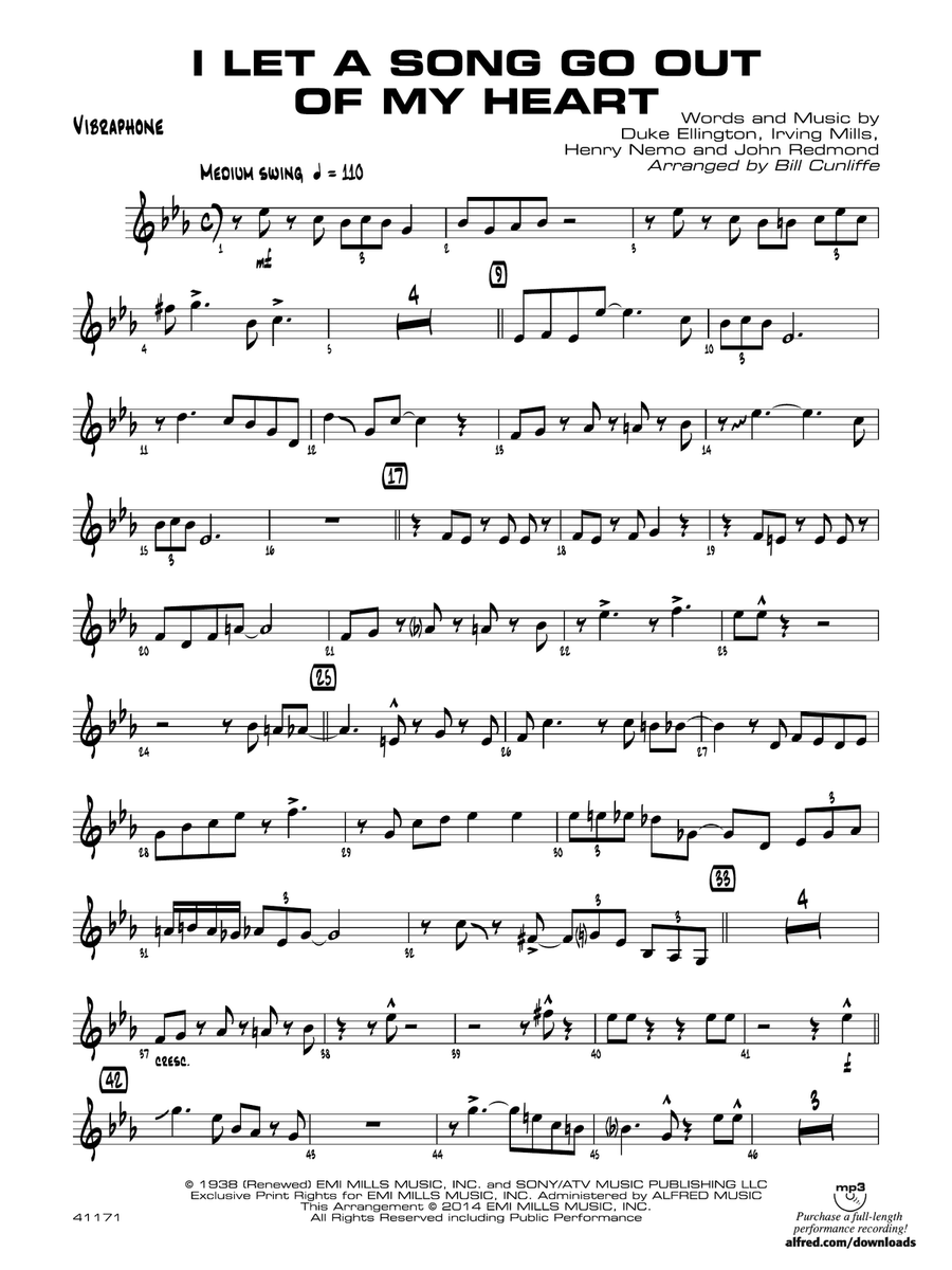 I Let a Song Go Out of My Head: Vibraphone