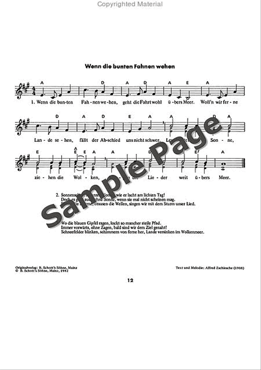 Es tonen die Lieder Recorder scores gallery preview page 13