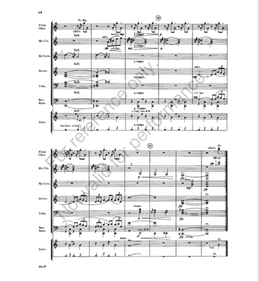 Three Christmas Miniatures Concert Band scores gallery preview page 13