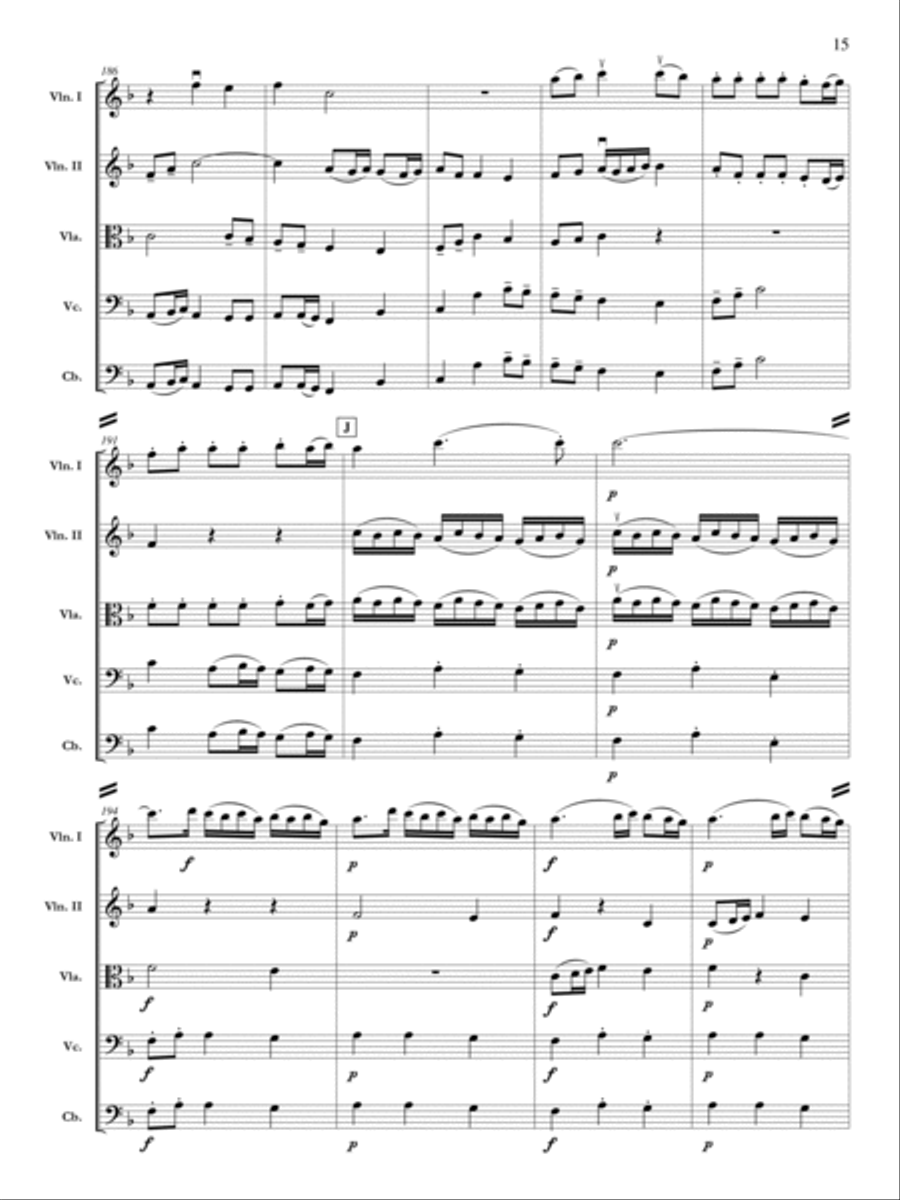 The Bells of St. Genevieve Orchestra scores gallery preview page 16