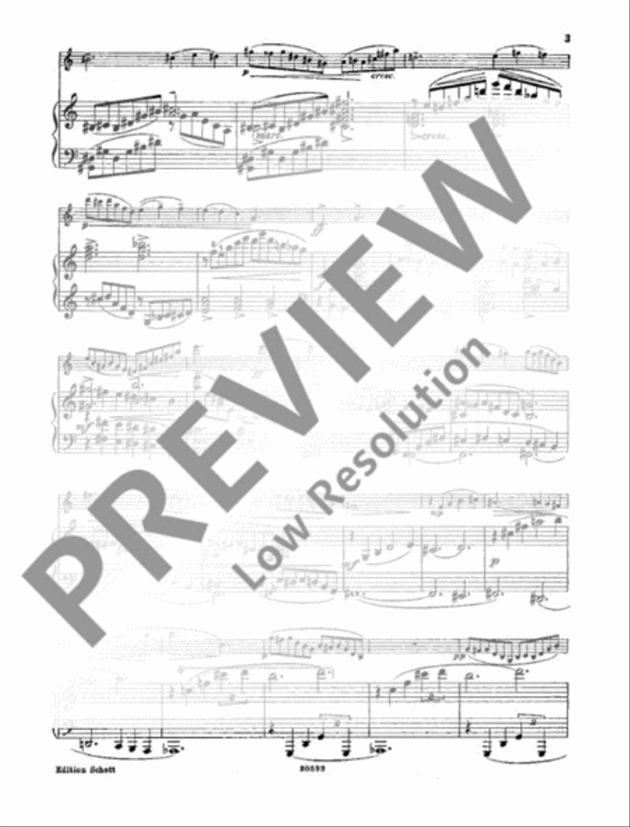 Sonata A Minor Violin Solo scores gallery preview page 6