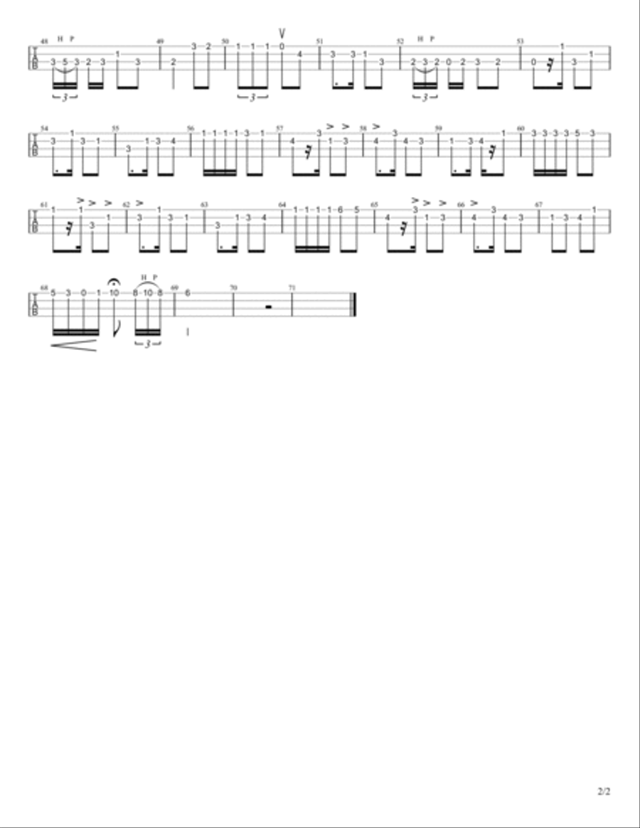 Habanera - Bizet - Ukulele Ensemble Ukulele scores gallery preview page 3
