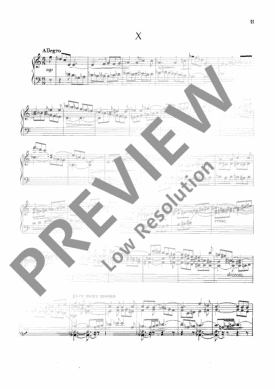 Pieces for Piano Piano Solo scores gallery preview page 12
