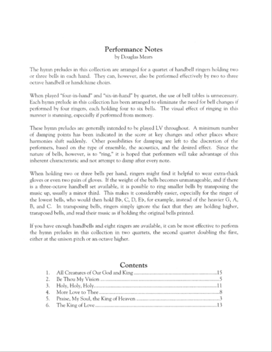 Six Hymn Preludes Small Ensemble scores gallery preview page 4