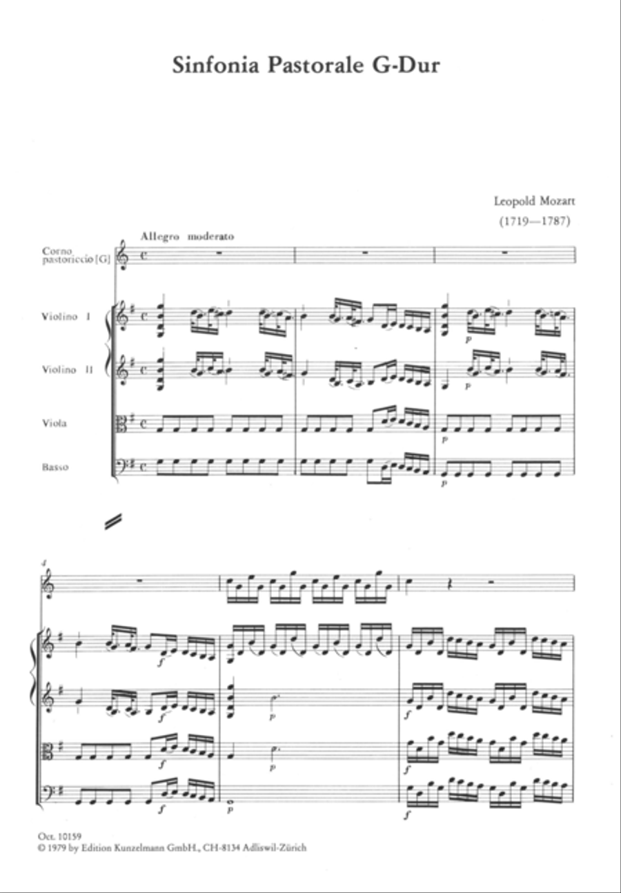 Sinfonia pastorale String Orchestra scores gallery preview page 2