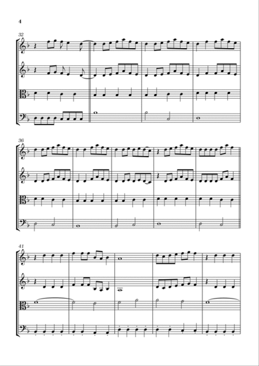 River String Quartet scores gallery preview page 4