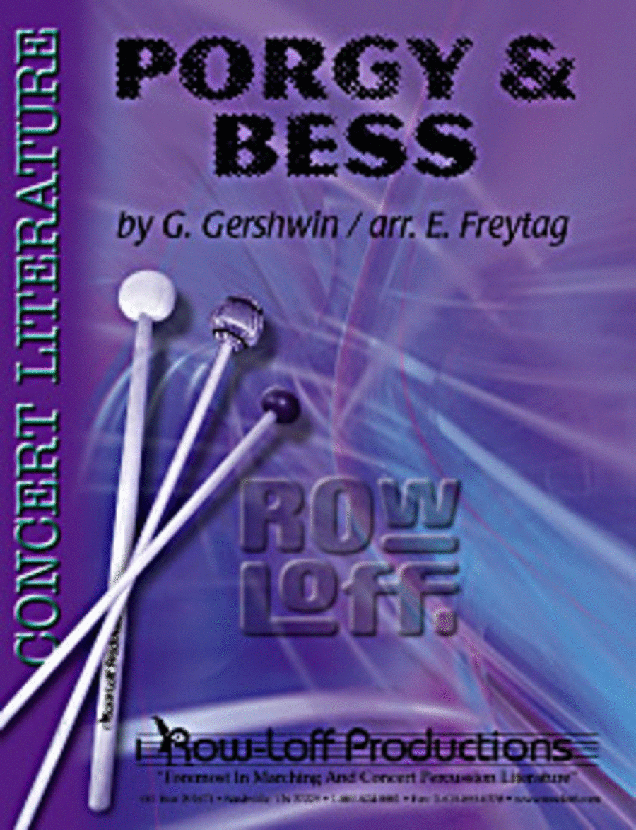 Porgy and Bess Porgy and Bess Percussion Ensemble scores gallery preview page 1