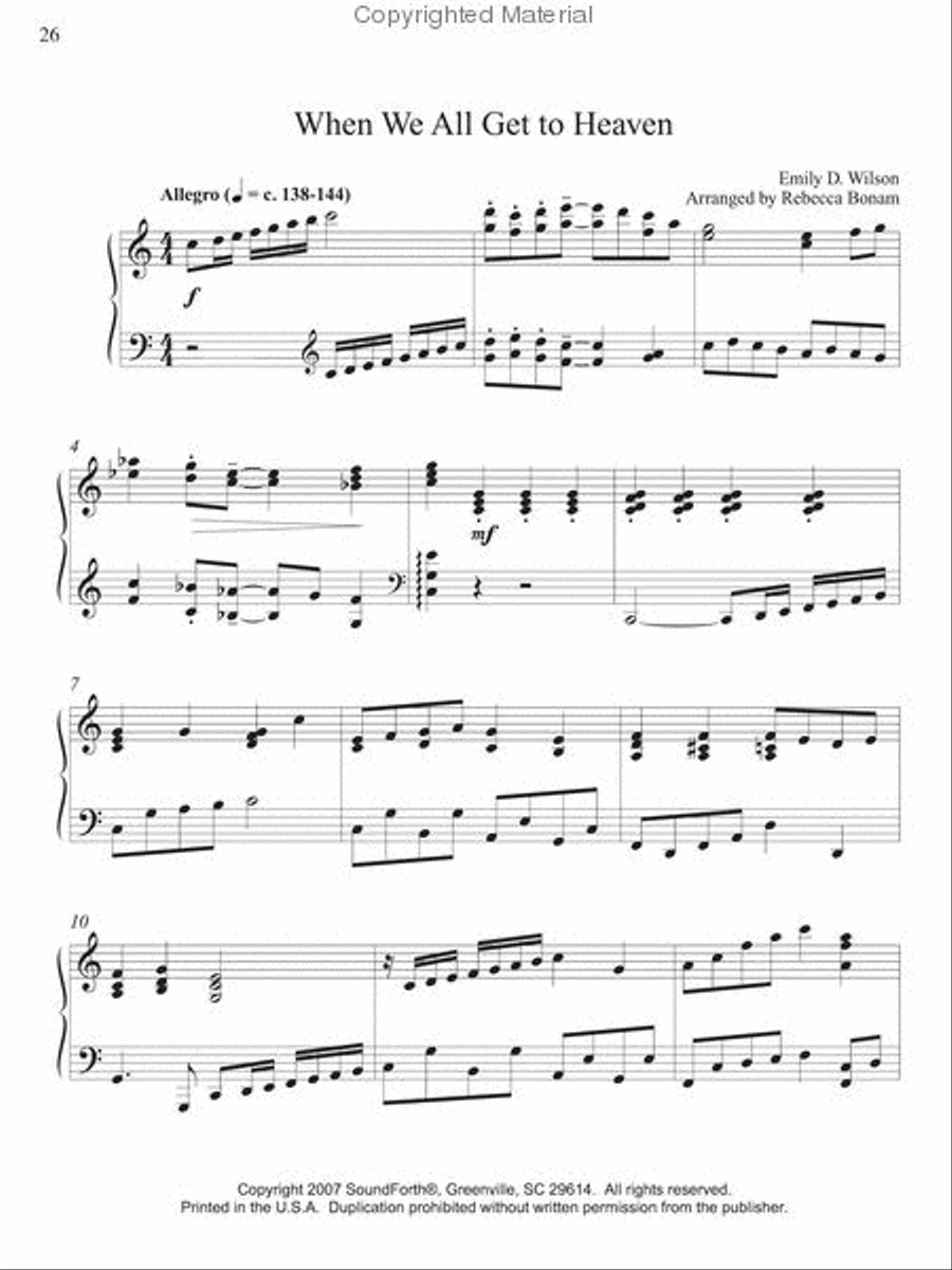 Hold the Fort Piano Solo scores gallery preview page 6