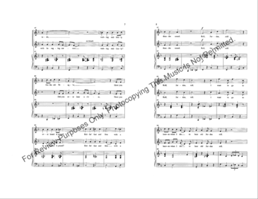 Did You Ever See a River? 2-Part scores gallery preview page 4