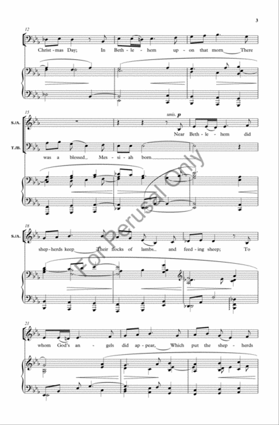 Wexford Carol 4-Part scores gallery preview page 3